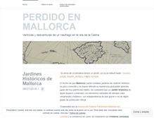 Tablet Screenshot of perdidoenmallorca.com